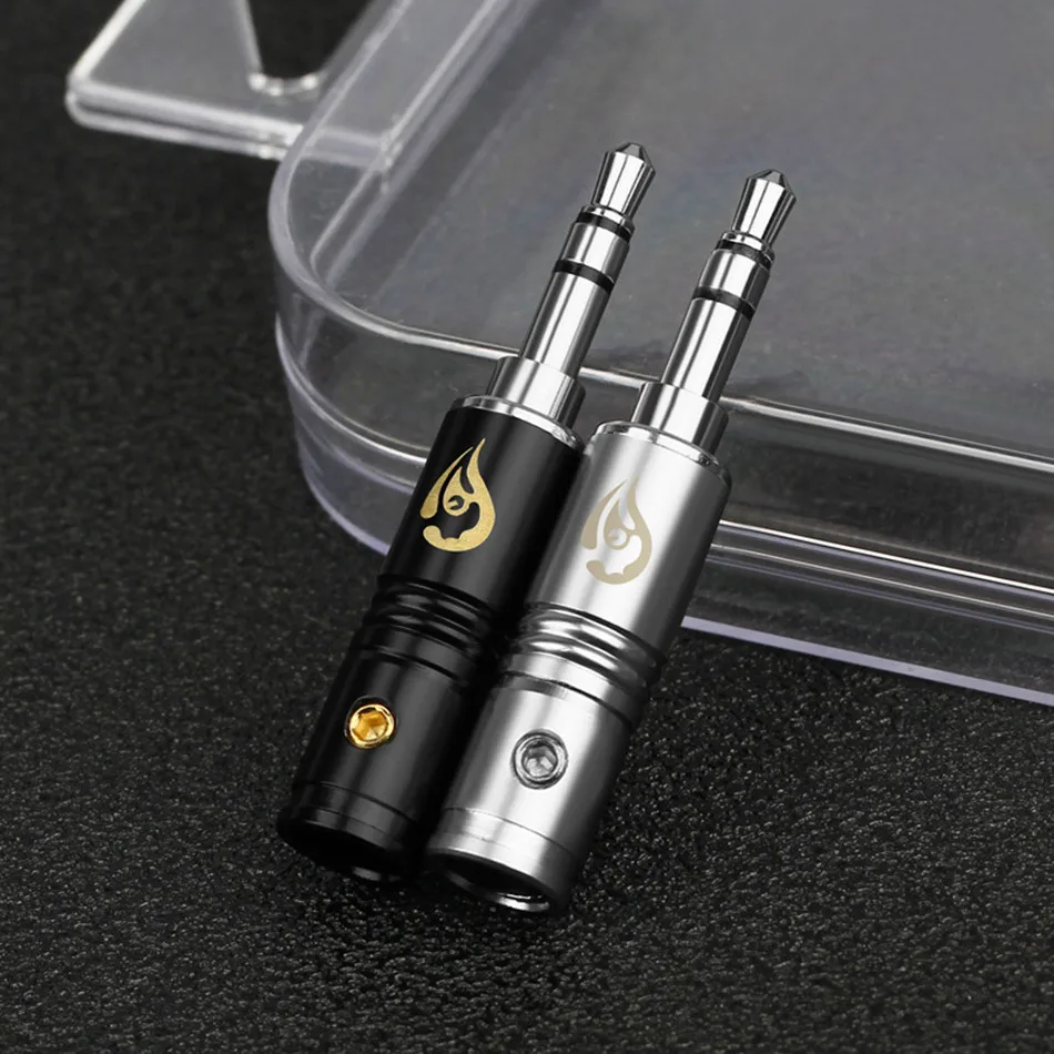 Hifi 3.5 mm Jack Audio Plug Connector Stereo 3 Poles Rhodium Plated Copper Earphone Plugs Solder 6.0mm Wire Hole Line Connectors |