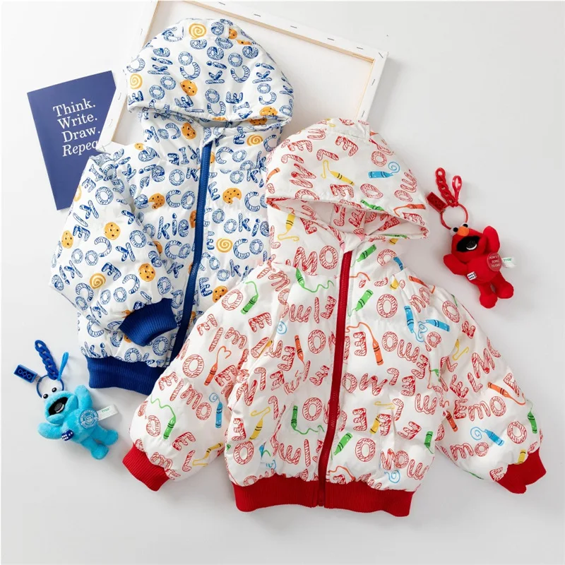 Toddler Girls Winter Clothes Korea Style Letter Bird Padded Plus Fleece Thickening Thermal Warm Short Coats for Baby Girls
Toddler Girls Winter Clothes Korea Style Letter Bird Padded Plus Fleece Thickening Thermal Warm Short Coats for Baby Girls