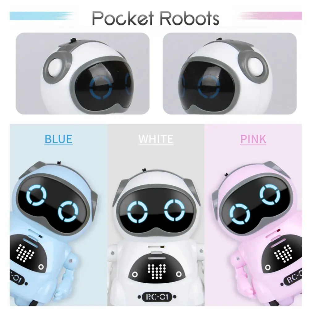 2019 HOT Intelligent Mini Pocket Robot Walk Music Dance Light Voice Recognition Conversation Repeat Smart Kids Toy Interactive
2019 HOT Intelligent Mini Pocket Robot Walk Music Dance Light Voice Recognition Conversation Repeat Smart Kids Toy Interactive