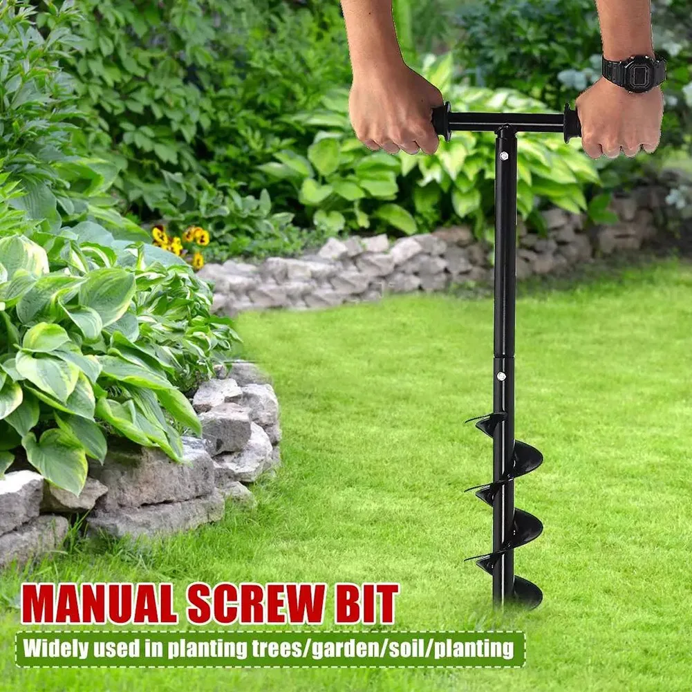 Ground Drill Manual Hand Earth Auger Fence Post Drill Soil Digger Hole Borer Digger 100mm 150mm 200mm For Tree Orchard Planting
Ground Drill Manual Hand Earth Auger Fence Post Drill Soil Digger Hole Borer Digger 100mm 150mm 200mm For Tree Orchard Planting
