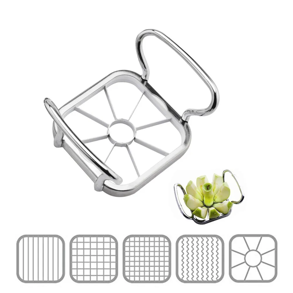 5in1 Fruit Cutter Slicer Stainless Steel Vegetable Fruit Shredders Potato Chips Fries Cutter Multifunction Kitchen Accessories
5in1 Fruit Cutter Slicer Stainless Steel Vegetable Fruit Shredders Potato Chips Fries Cutter Multifunction Kitchen Accessories