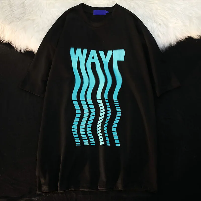 Women's t-shirts gothic wave graphic punk clothes Short sleeve t-shirt O-neck top cotton Oversize Tops harajuku t-shirt vintage
Women's t-shirts gothic wave graphic punk clothes Short sleeve t-shirt O-neck top cotton Oversize Tops harajuku t-shirt vintage