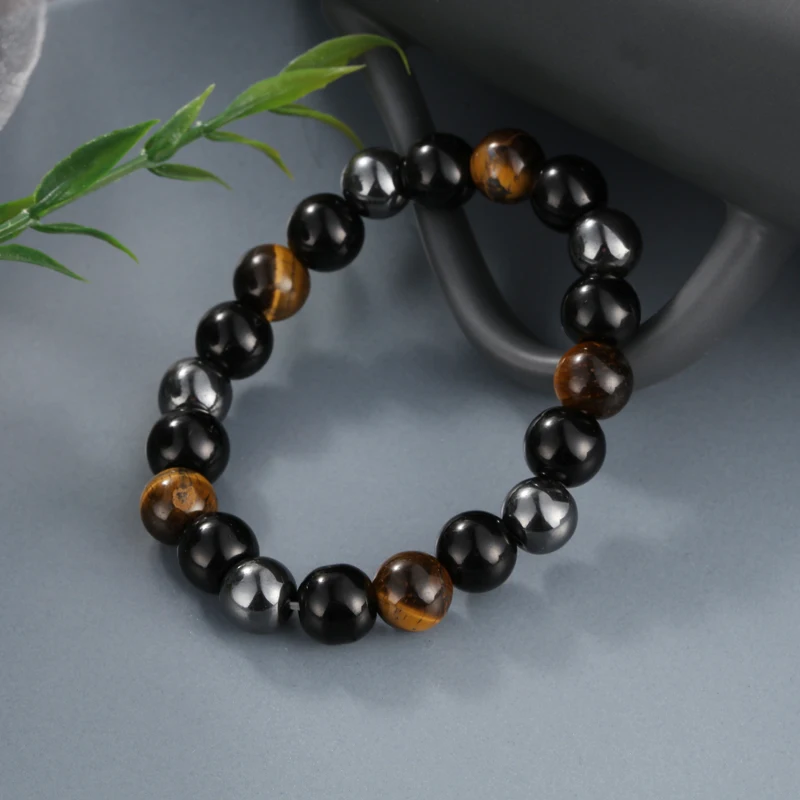 Men Bracelets Natural Tiger Eye Stone Bracelets Polished Onyx Beads Couple Bracelet For Women Men No Magnetic Bracelet 
Men Bracelets Natural Tiger Eye Stone Bracelets Polished Onyx Beads Couple Bracelet For Women Men No Magnetic Bracelet