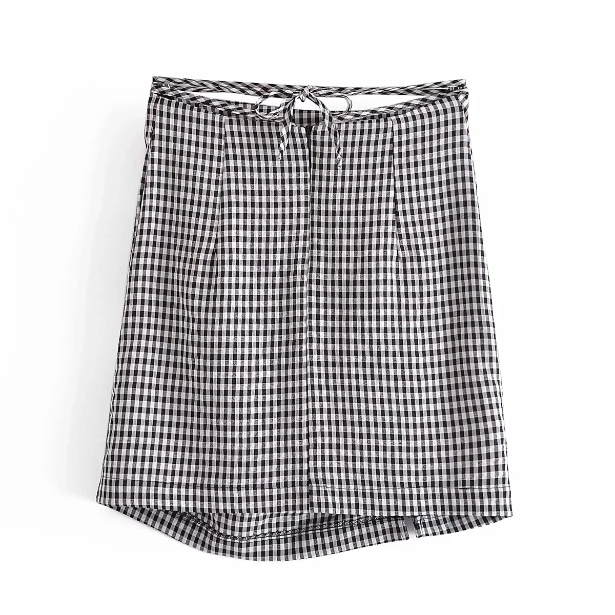 ZA summer women Beach grid skirt Houndstooth Off Shoulder shirt 2 Piece Set Mujer Strapless Bandage Wrap top Plaid fashion Suit
ZA summer women Beach grid skirt Houndstooth Off Shoulder shirt 2 Piece Set Mujer Strapless Bandage Wrap top Plaid fashion Suit
