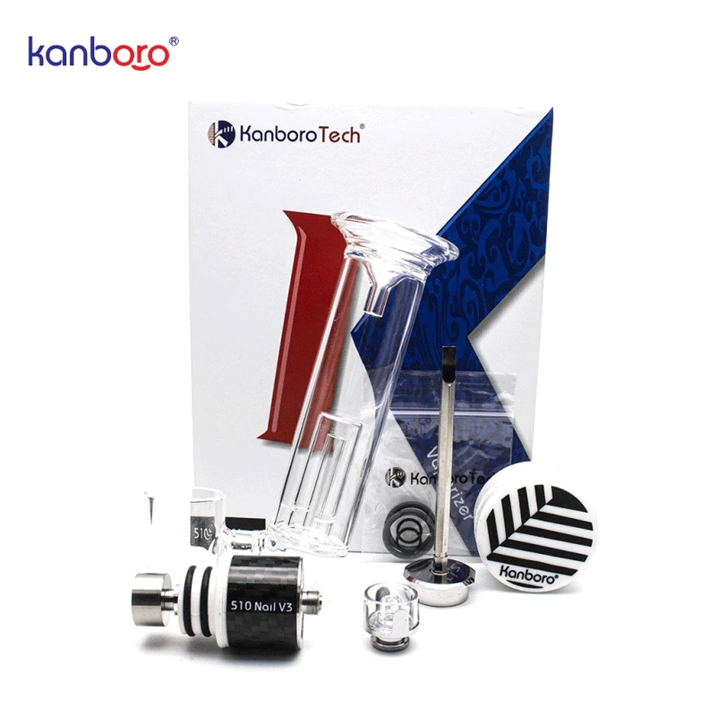 Kanboro 510 Nail V3 ENail with Quartz/Titanium/Ceramic Dish Dry Herb Wax Concentrate Glass Filter Dab Rig E Nail for 510 Mod
Kanboro 510 Nail V3 ENail with Quartz/Titanium/Ceramic Dish Dry Herb Wax Concentrate Glass Filter Dab Rig E Nail for 510 Mod