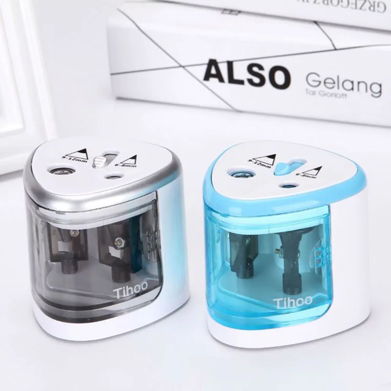 Two-hole Automatic Pencil Sharpener Electric Plastic Art Painting Pencil Sharpeners Students Back to School Stationery Supplies
Two-hole Automatic Pencil Sharpener Electric Plastic Art Painting Pencil Sharpeners Students Back to School Stationery Supplies