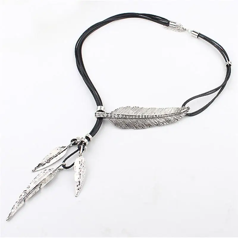 Miraculous New Simple Classic Pendant Necklace Feather Sweater Chain Statement Jewelry Choker Necklace For Women Leaf Chocker
Miraculous New Simple Classic Pendant Necklace Feather Sweater Chain Statement Jewelry Choker Necklace For Women Leaf Chocker
