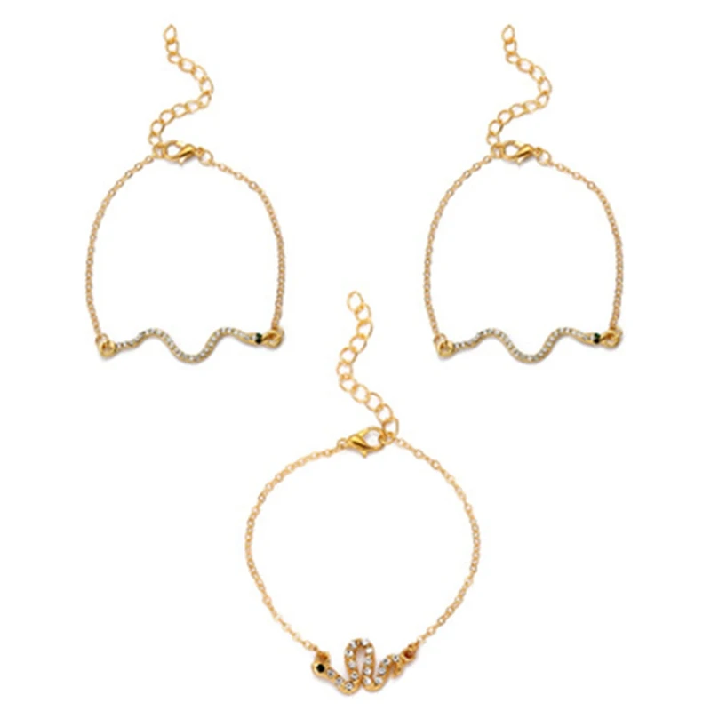 Jewelry Set Combination Retro Stacked Snake-Shaped Chain Bracelet Punk Pendant Bracelet 
Jewelry Set Combination Retro Stacked Snake-Shaped Chain Bracelet Punk Pendant Bracelet