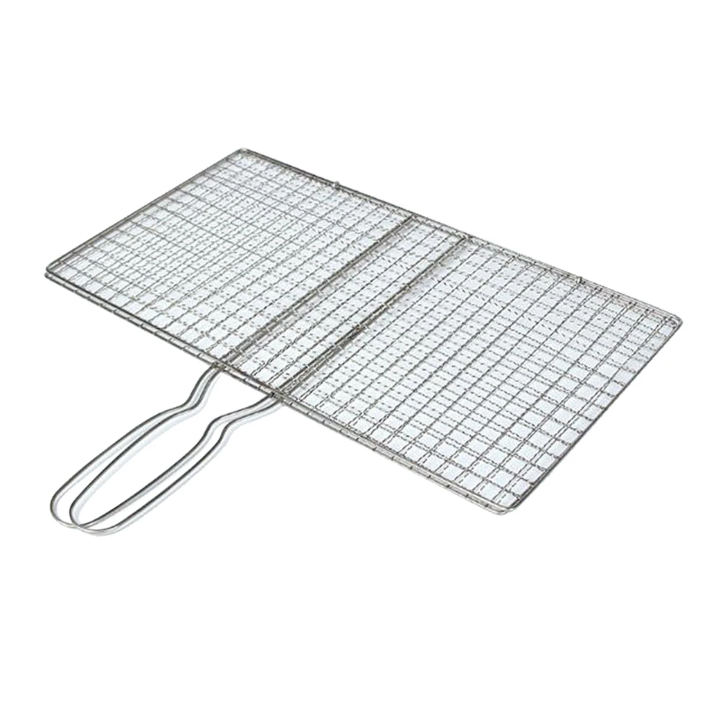 BBQ Barbecue Basket Folding for Roast BBQ Portable Grilling Basket with Wood Handle for Fish,Vegetables, Steak, Chicken Wings
BBQ Barbecue Basket Folding for Roast BBQ Portable Grilling Basket with Wood Handle for Fish,Vegetables, Steak, Chicken Wings
