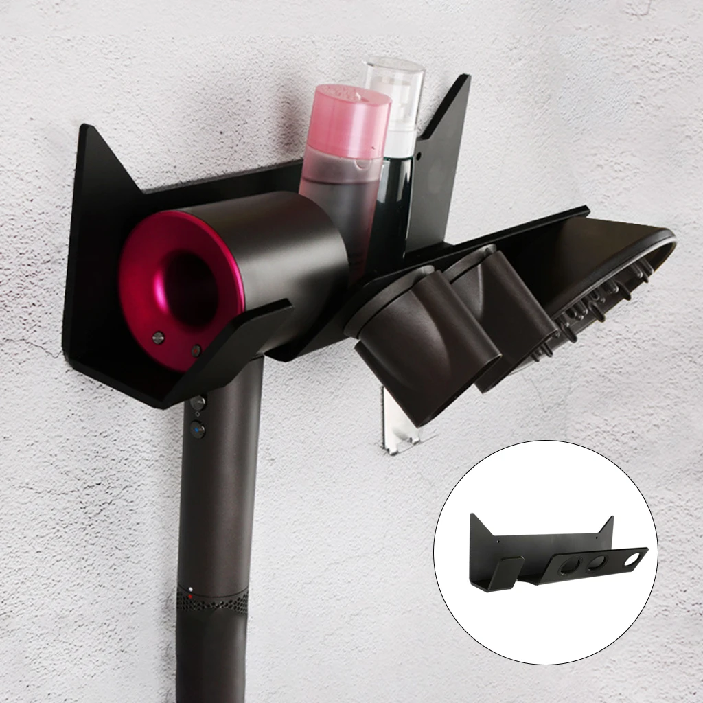 Magnetic Hair Dryer Holder Wall Mounted with Shelf - Hair Dryer Holder Rack Organizer Acrylic Compatible for Hair Dryer
Magnetic Hair Dryer Holder Wall Mounted with Shelf - Hair Dryer Holder Rack Organizer Acrylic Compatible for Hair Dryer