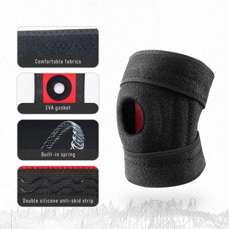 1PCS Sports Adjustable Sports Knee Pads Football Basketball Leg Knee Support Brace Patella Guard Protector Pads
1PCS Sports Adjustable Sports Knee Pads Football Basketball Leg Knee Support Brace Patella Guard Protector Pads