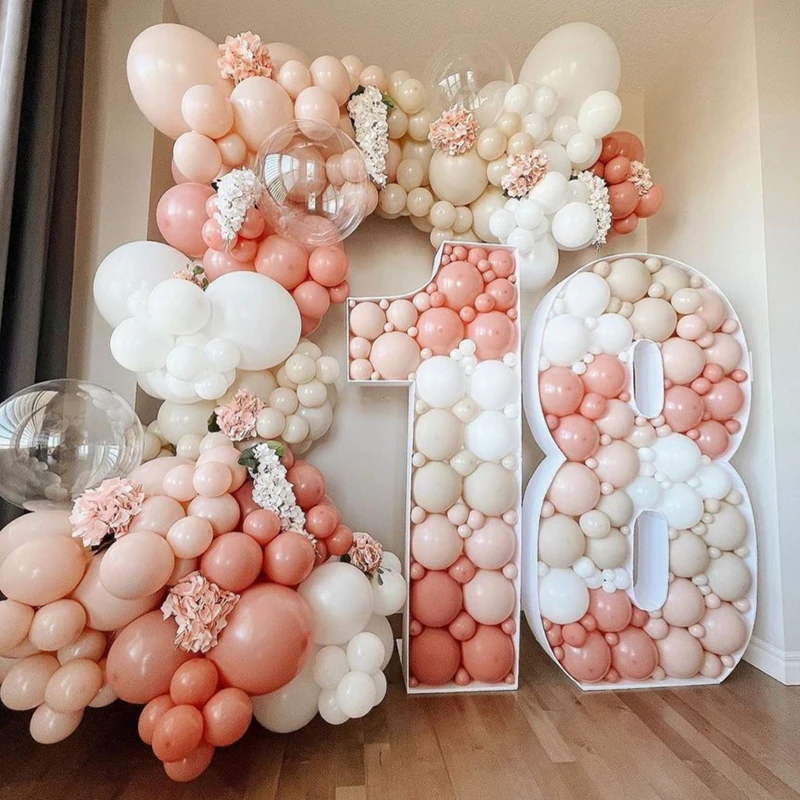 203Pcs Balloon Garland Arch Kit Pink White Latex Balloons Bridal Shower Baby Shower Wedding Birthday Party Decoration
203Pcs Balloon Garland Arch Kit Pink White Latex Balloons Bridal Shower Baby Shower Wedding Birthday Party Decoration