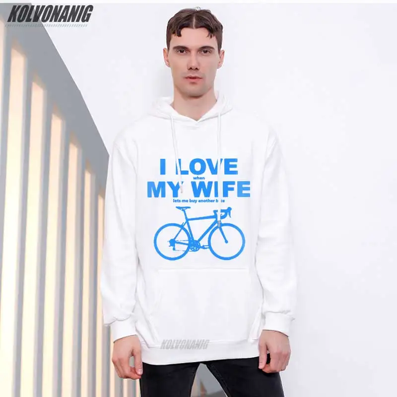 I Love When My Wife Lets Me Buy Another Bike Funny Graphic Hoodies Winter Couple Clothes Sweatshirts Men's Cotton Plush Pullover
I Love When My Wife Lets Me Buy Another Bike Funny Graphic Hoodies Winter Couple Clothes Sweatshirts Men's Cotton Plush Pullover