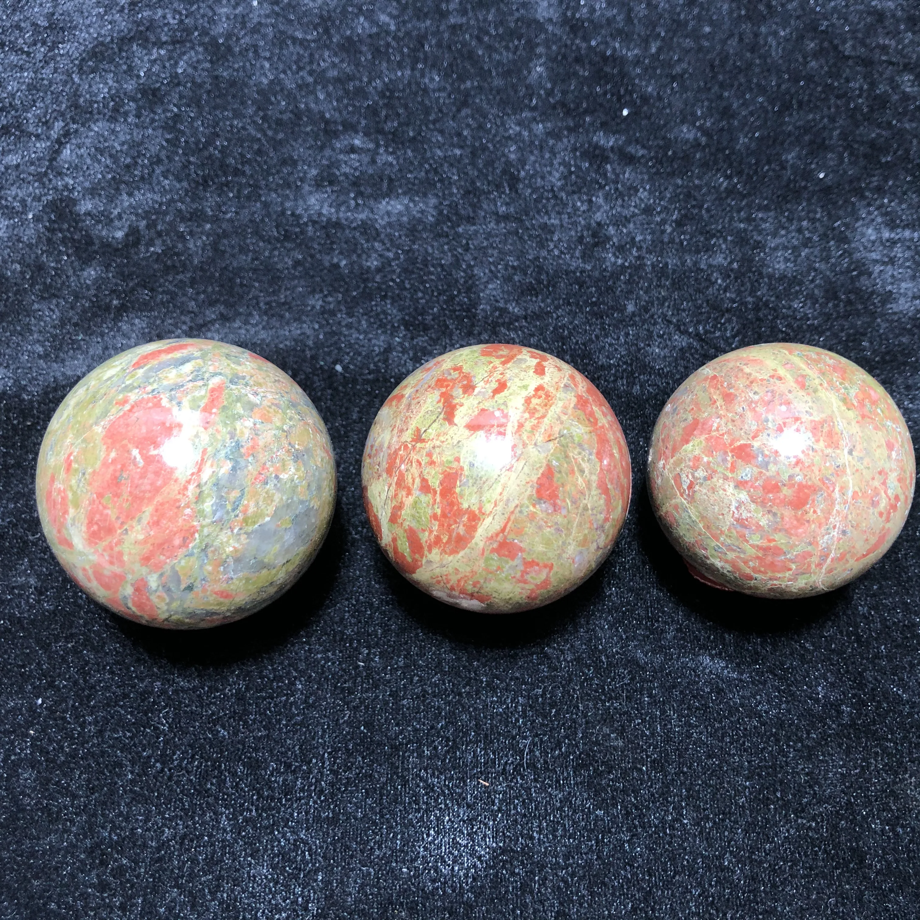 Natural Unikite Crystal Hand-Polished Sphere Feng Shui Chakra Healing Reiki Home Decoration Stone Handicraft Decoration Spheres
Natural Unikite Crystal Hand-Polished Sphere Feng Shui Chakra Healing Reiki Home Decoration Stone Handicraft Decoration Spheres