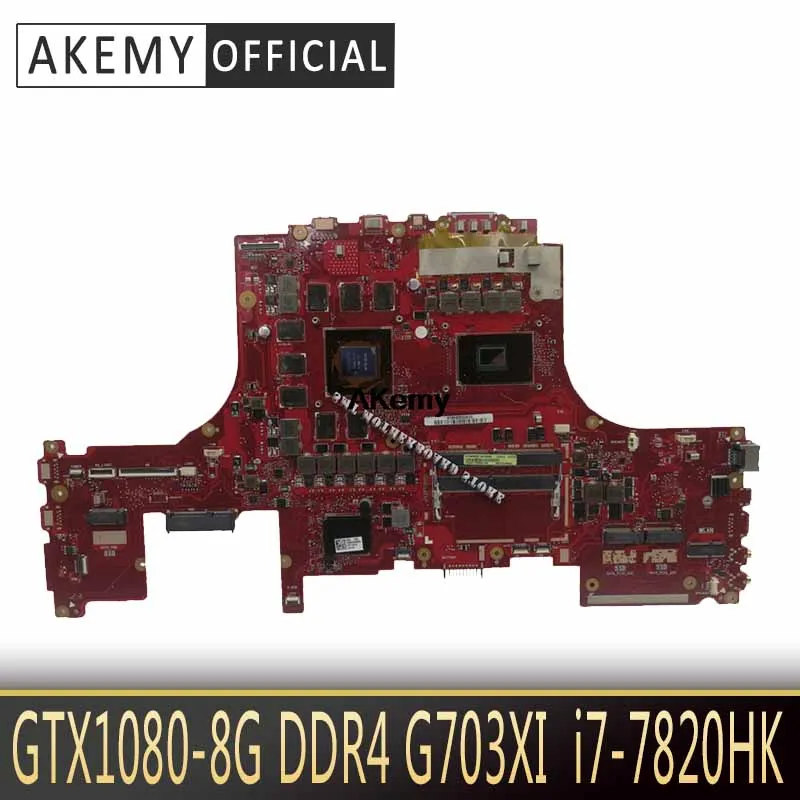 G703VI motherboard for For Asus ROG G703VI laptop G703 G703VI-XH74K CPU:I7-7820HK GPU:GTX1080 DDR4 69N12LM12B05 100% test
G703VI motherboard for For Asus ROG G703VI laptop G703 G703VI-XH74K CPU:I7-7820HK GPU:GTX1080 DDR4 69N12LM12B05 100% test