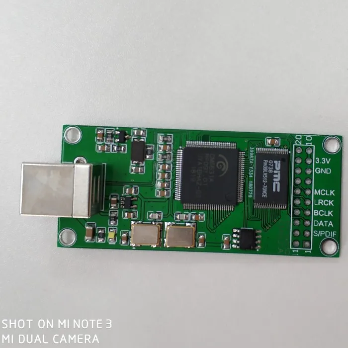 Карта цифрового интерфейса CM6631A I2S, выход SPDIF 384 кГц
Карта цифрового интерфейса CM6631A I2S, выход SPDIF 384 кГц