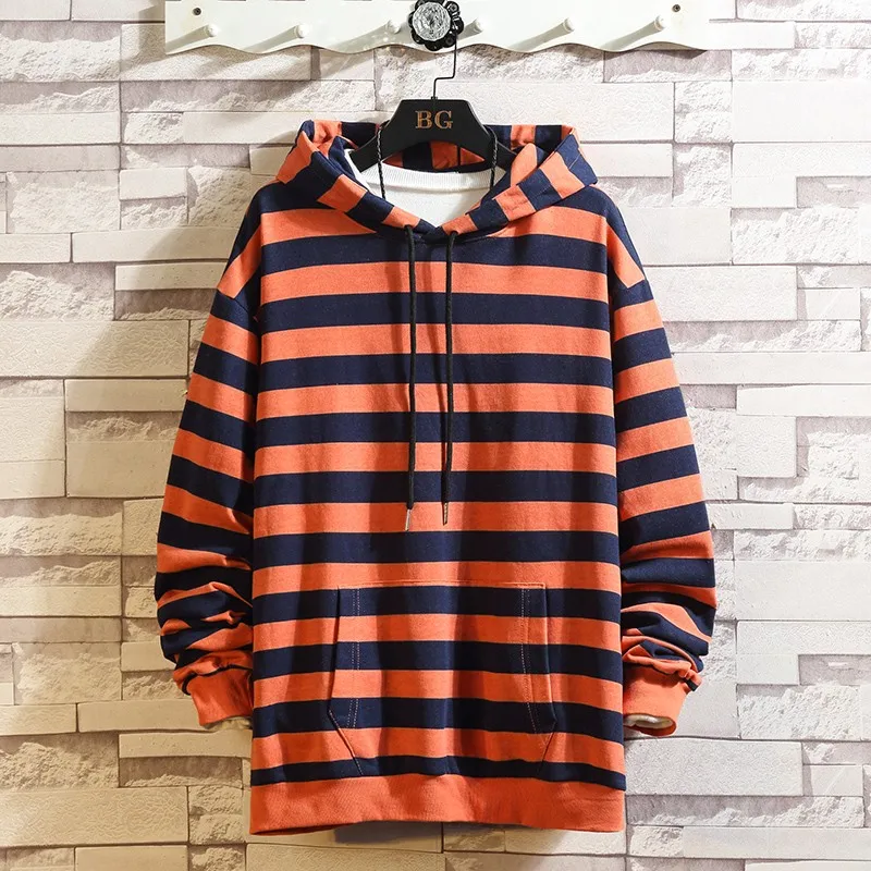 Men Casual Autumn&Winter striped(black white) Hoodies Long Sleeve Sweatshirt Outwear Coat Loose large size Hoodie off white
Men Casual Autumn&Winter striped(black white) Hoodies Long Sleeve Sweatshirt Outwear Coat Loose large size Hoodie off white