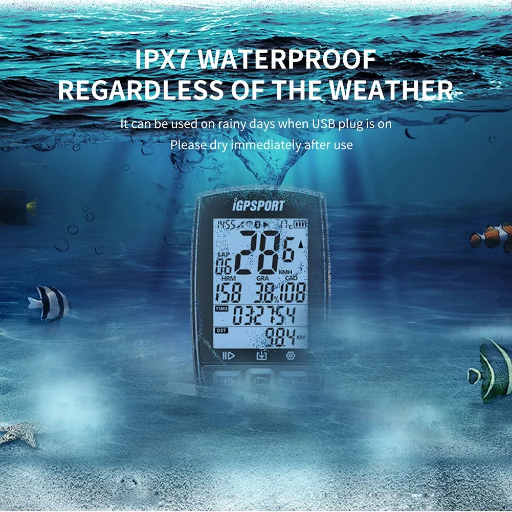 Wireless Cycling GPS Bicycle Speedometer Waterproof Bike Computer Bluetooth Odometer ANT+Function IGS50S Wireless Cycle
Wireless Cycling GPS Bicycle Speedometer Waterproof Bike Computer Bluetooth Odometer ANT+Function IGS50S Wireless Cycle