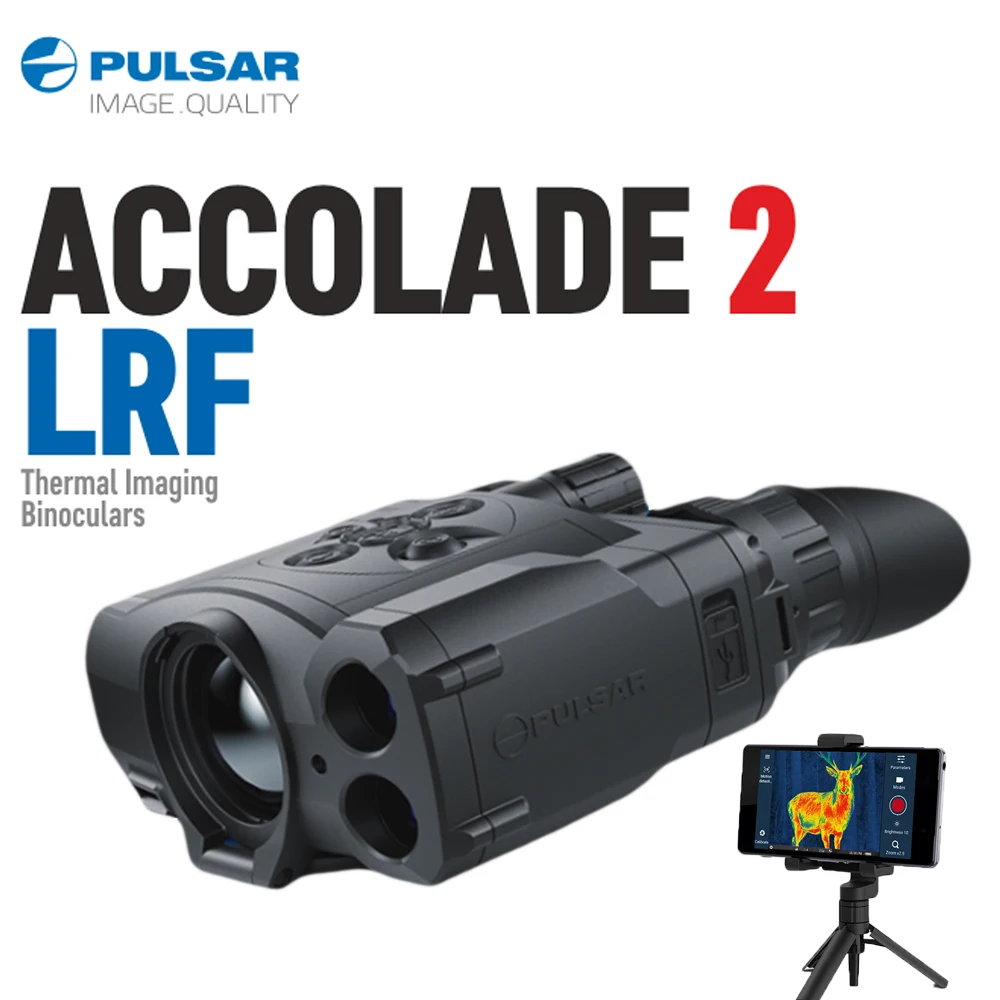 Pulsar Accolade2 LRF Thermal Imagery Night Vision Built-in Laser Rangefinder Photo and Video Recorder 1800M Range Thermal Camera
Pulsar Accolade2 LRF Thermal Imagery Night Vision Built-in Laser Rangefinder Photo and Video Recorder 1800M Range Thermal Camera