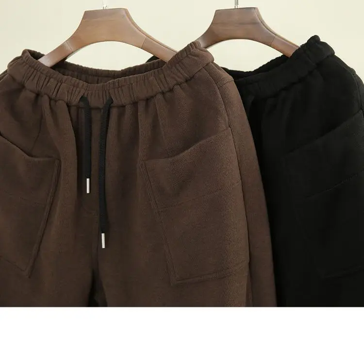 Harem Pants Women's Woolen Cloth Plus Size Pants Tide Thick Woolen Overalls Ladies Casual Pants Woman Pants Autumn and Winter
Harem Pants Women's Woolen Cloth Plus Size Pants Tide Thick Woolen Overalls Ladies Casual Pants Woman Pants Autumn and Winter