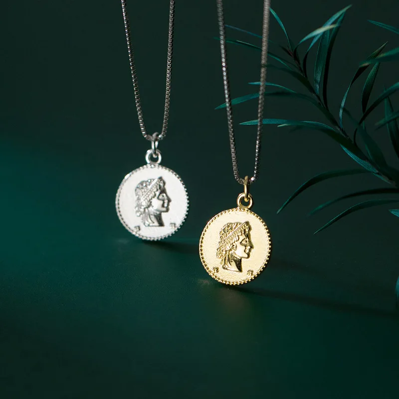Coolkala Silver Female Personality Fashion Ancient Greek Head Literary Single Pendant
Coolkala Silver Female Personality Fashion Ancient Greek Head Literary Single Pendant