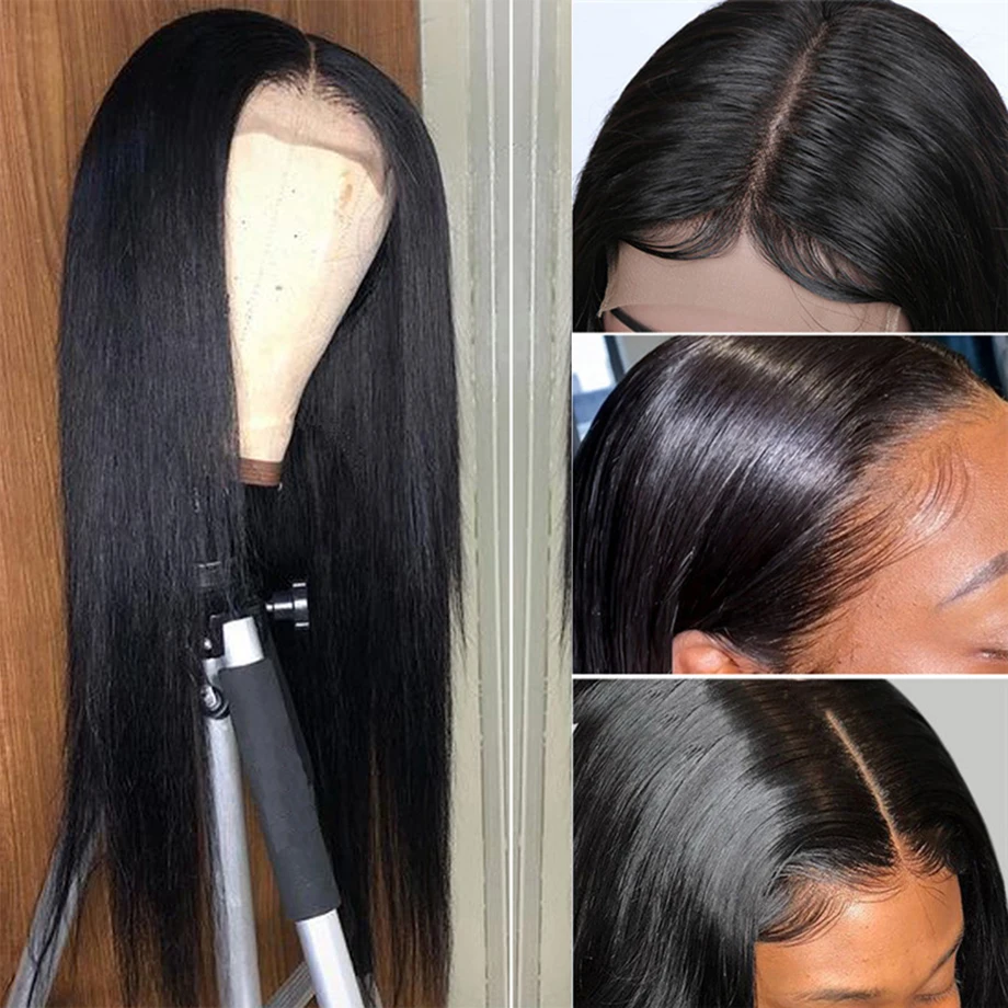 4x4 Lace Closure Wig Human Hair Lace Wigs Long 28 Straight Wigs for Woman Brazilian Remy 150 Density Preplucked With Baby Hair
4x4 Lace Closure Wig Human Hair Lace Wigs Long 28 Straight Wigs for Woman Brazilian Remy 150 Density Preplucked With Baby Hair