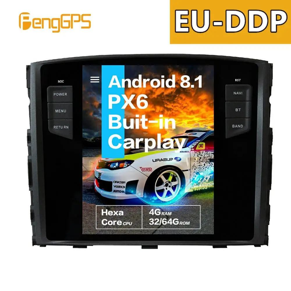 10.4''Tesla Android 8.1 voice control Built-in CARPLAY Car Radio For MITSUBISHI PAJERO V97 V93 Shogun Montero 2006-2019 GPS Nav
10.4''Tesla Android 8.1 voice control Built-in CARPLAY Car Radio For MITSUBISHI PAJERO V97 V93 Shogun Montero 2006-2019 GPS Nav