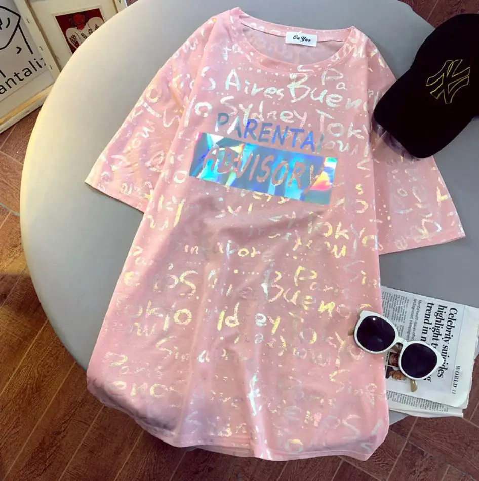 Sequin Sexy 2021 Diamonds Comfort Summer Shiny Letter Print Girl Lady Top Women Elegant Female Tee Oversize T-Shirt
Sequin Sexy 2021 Diamonds Comfort Summer Shiny Letter Print Girl Lady Top Women Elegant Female Tee Oversize T-Shirt