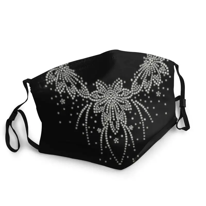 Шикарный черный Стразы эффект Регулируемый Маска для лица с украшениями С кристалалми и стразами Пылезащитная крышка респиратор Рот-муфел...
Шикарный черный Стразы эффект Регулируемый Маска для лица с украшениями С кристалалми и стразами Пылезащитная крышка респиратор Рот-муфел...