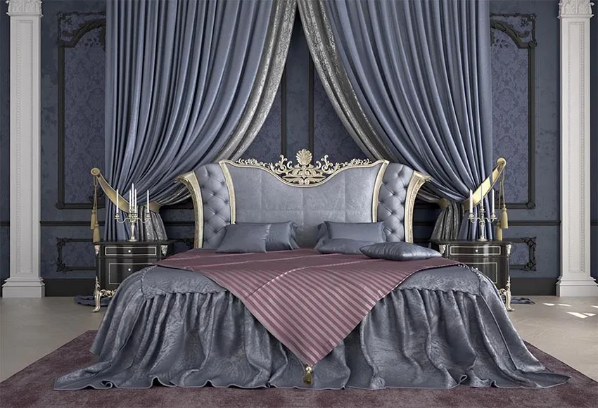 7x5FT Beautiful Interior Classic Bedroom Luxury Villa Bed Curtains Custom Photo Studio Backdrop Background Vinyl 220cm X 150cm
7x5FT Beautiful Interior Classic Bedroom Luxury Villa Bed Curtains Custom Photo Studio Backdrop Background Vinyl 220cm X 150cm