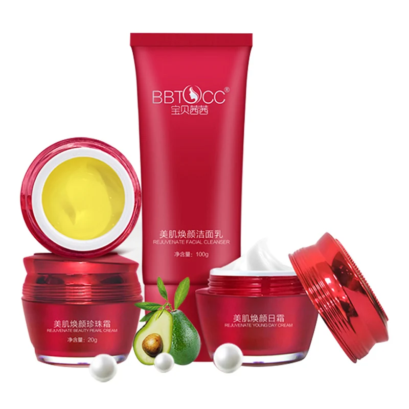 

Whitening Moisturizing Beauty White Face Cream Skin Yiqi Remove Freckle Anti Wrinkle Firm Bbtocc 4in1 Sets