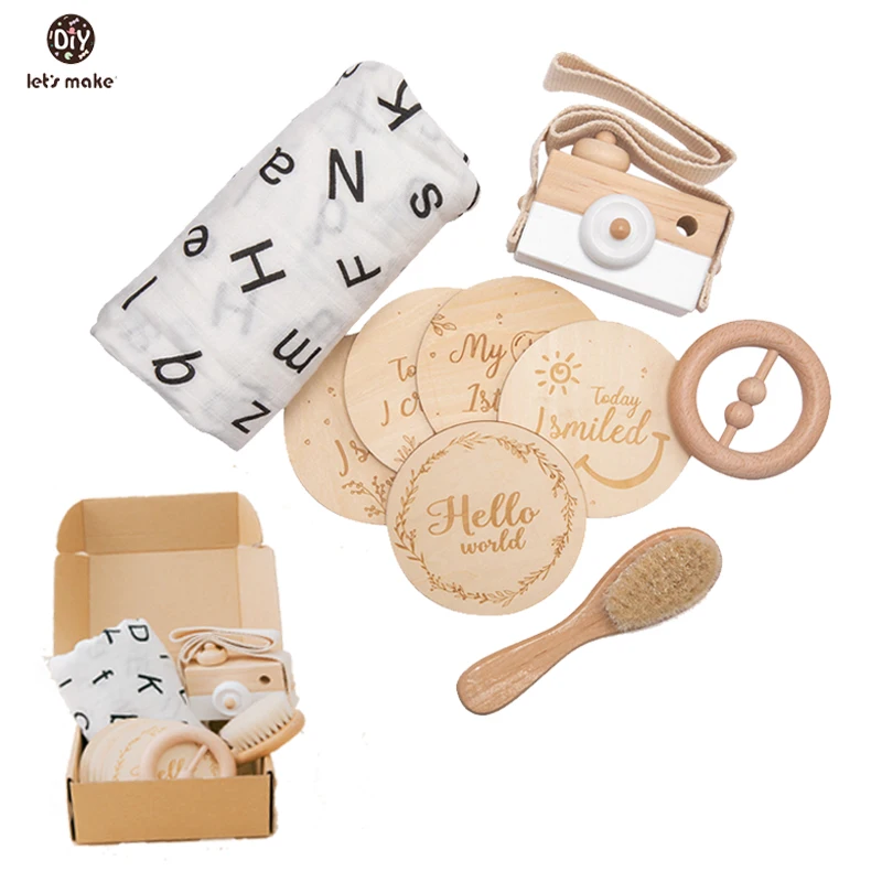 Let's Make Photography Accessories Set Wooden Milestone Camera Combination Newborn Growth Photo Ornaments Room Decorations 
Let's Make Photography Accessories Set Wooden Milestone Camera Combination Newborn Growth Photo Ornaments Room Decorations