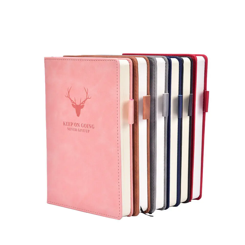 A5 Pu Leather Cover 360 Pages Traveler Journal Notebook Notepad Line Agenda Planner Diary Book Office Supplies Stationery 
A5 Pu Leather Cover 360 Pages Traveler Journal Notebook Notepad Line Agenda Planner Diary Book Office Supplies Stationery