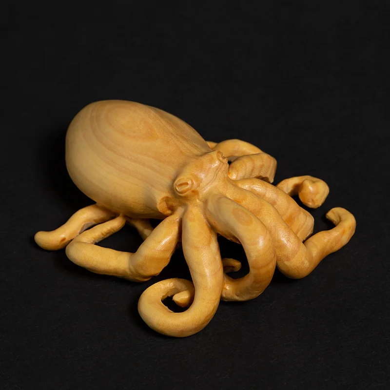 7CM mini octopus statue wood Figure handmade toy animal statue home decoration Holiday gift
7CM mini octopus statue wood Figure handmade toy animal statue home decoration Holiday gift