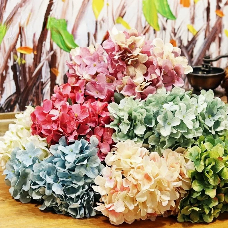 Bright Artificial Flowers Length 19cm, 4-color Hydrangea Flower Arrangement In Vase Wedding Arrangement Creative Home Decoration
Bright Artificial Flowers Length 19cm, 4-color Hydrangea Flower Arrangement In Vase Wedding Arrangement Creative Home Decoration