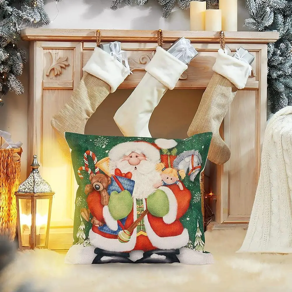 Four One Sells Christmas Single-sided Linen 45*45 Pillowcase Decoration 2022 Christmas Y6z5
Four One Sells Christmas Single-sided Linen 45*45 Pillowcase Decoration 2022 Christmas Y6z5