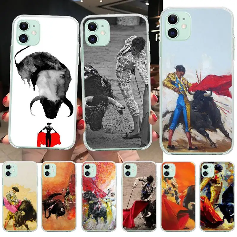 PENGHUWAN Spanish Bullfighter Bullfight Phone Case for iPhone 11 pro XS MAX 8 7 6 6S Plus X 5S SE XR cover
PENGHUWAN Spanish Bullfighter Bullfight Phone Case for iPhone 11 pro XS MAX 8 7 6 6S Plus X 5S SE XR cover