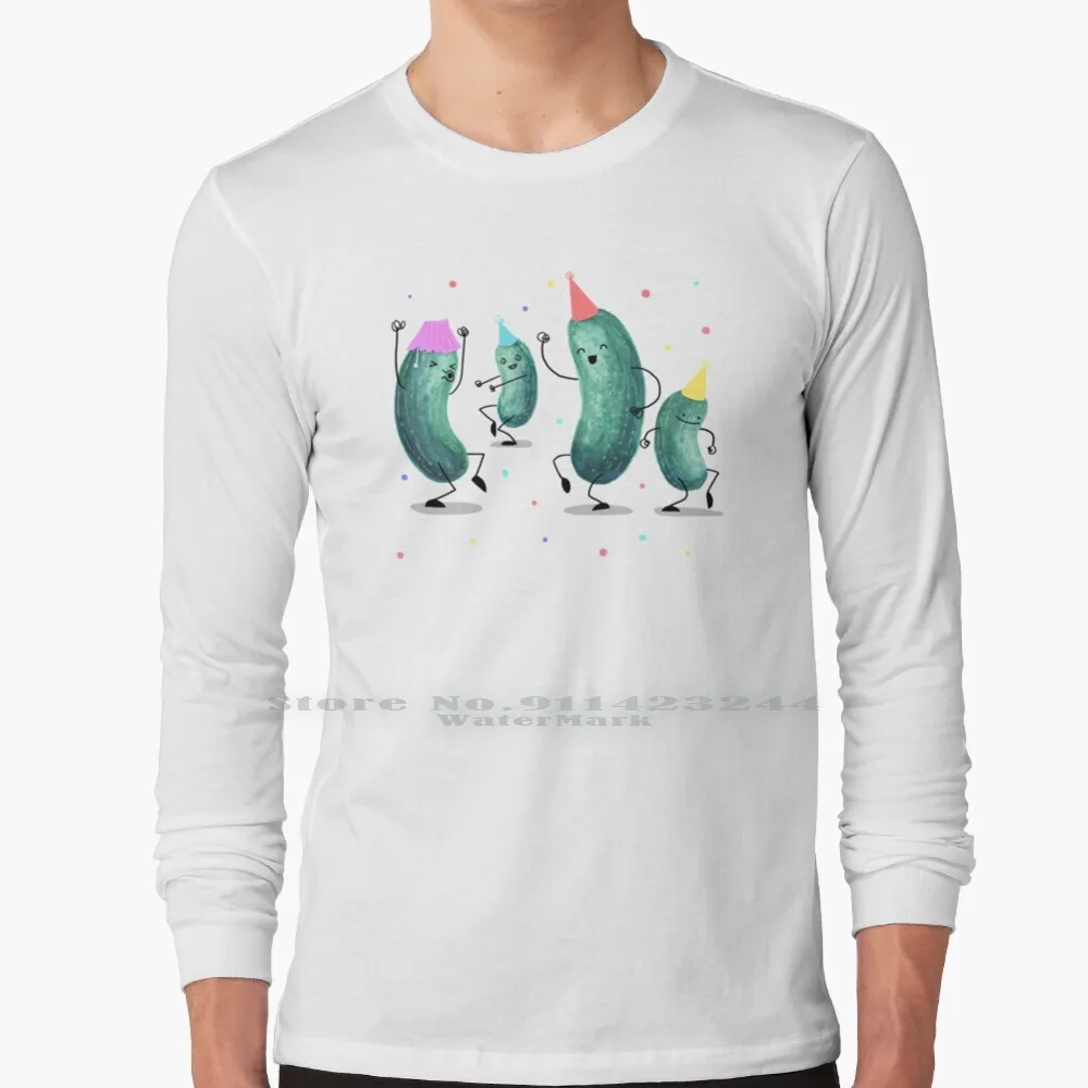 Pickle Party! Long Sleeve T Shirt Tee Pickles Food Humor Funny Green Party Celebration Birthday Congratulations Greeting
Pickle Party! Long Sleeve T Shirt Tee Pickles Food Humor Funny Green Party Celebration Birthday Congratulations Greeting