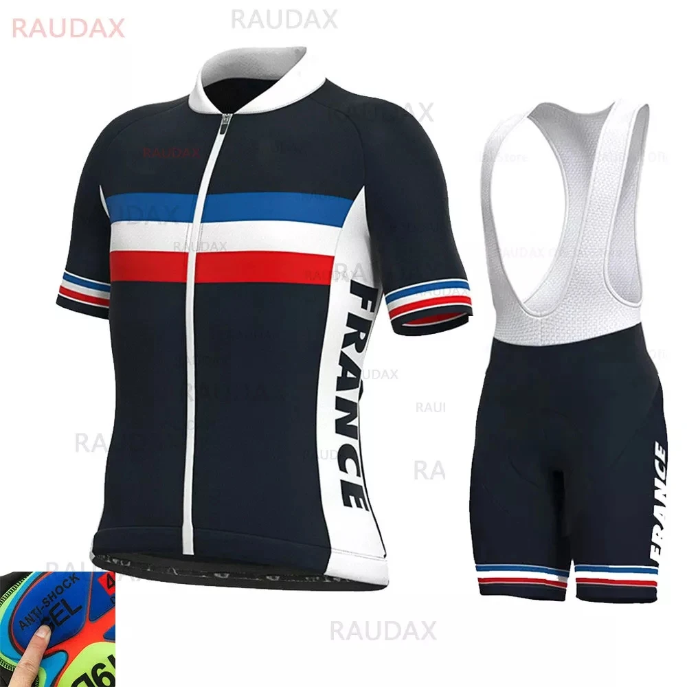 Мужская велосипедная одежда Maillot France 2021, летний комплект велосипедной одежды с коротким рукавом, трикотажная одежда для триатлона, велосипе...
Мужская велосипедная одежда Maillot France 2021, летний комплект велосипедной одежды с коротким рукавом, трикотажная одежда для триатлона, велосипе...