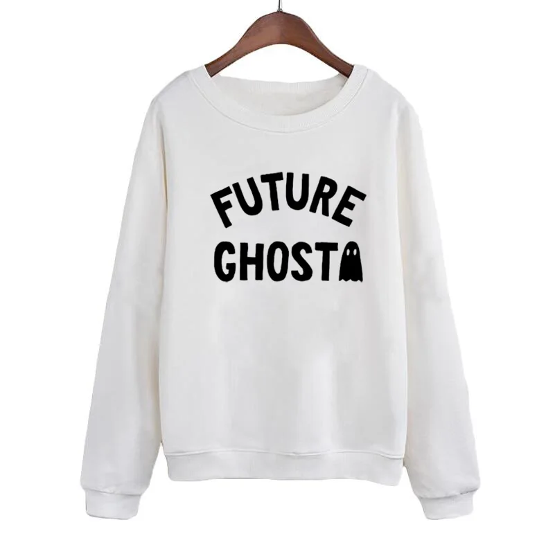 Tops Women Pullover Hip Hop Hoodies Tracksuit Black White Future Ghost Crewneck Sweatshirt Funny Streetwear Clothes
Tops Women Pullover Hip Hop Hoodies Tracksuit Black White Future Ghost Crewneck Sweatshirt Funny Streetwear Clothes