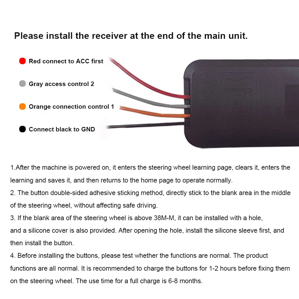 Wireless Car Steering Wheel Controller Bluetooth Multi Media Music DVD GPS Navigation Remote Control Buttons for Motorcycle Bike
Wireless Car Steering Wheel Controller Bluetooth Multi Media Music DVD GPS Navigation Remote Control Buttons for Motorcycle Bike