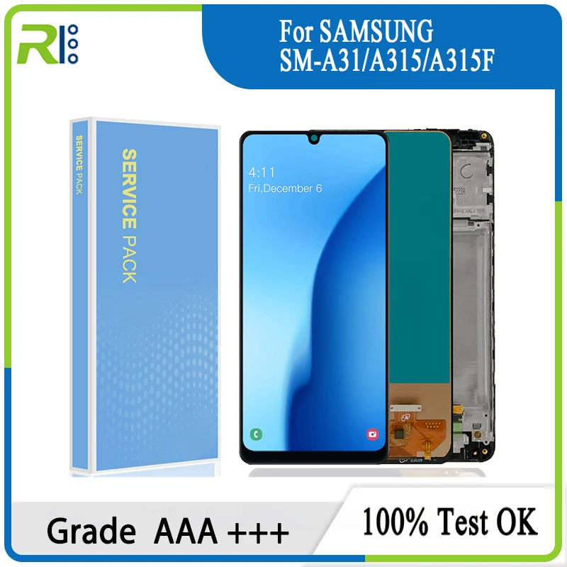 100% протестированный ЖК-дисплей для Samsung Galaxy A31, сменный дигитайзер сенсорного экрана в сборе для Samsung A315 A315F LCD
100% протестированный ЖК-дисплей для Samsung Galaxy A31, сменный дигитайзер сенсорного экрана в сборе для Samsung A315 A315F LCD