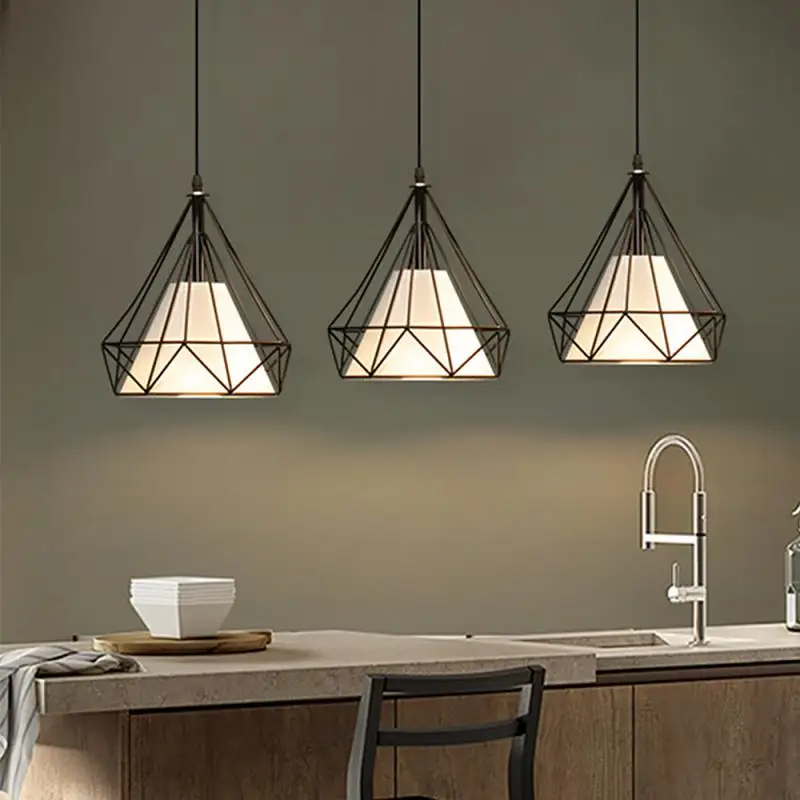 Modern Hanging Chandelier Led Chandelier Home Lighting Metal Diamond-shaped Chandelier Lighting Hanging Lamp Without E27 Bulb
Modern Hanging Chandelier Led Chandelier Home Lighting Metal Diamond-shaped Chandelier Lighting Hanging Lamp Without E27 Bulb
