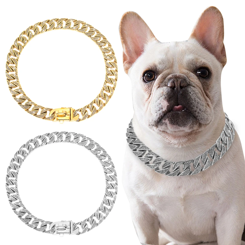 Strong Metal Pet Dog Chain Collar Stainless Steel Medium Large Dog Training Collars Pets Slip Choke Collar For Pitbull Bulldog
Strong Metal Pet Dog Chain Collar Stainless Steel Medium Large Dog Training Collars Pets Slip Choke Collar For Pitbull Bulldog