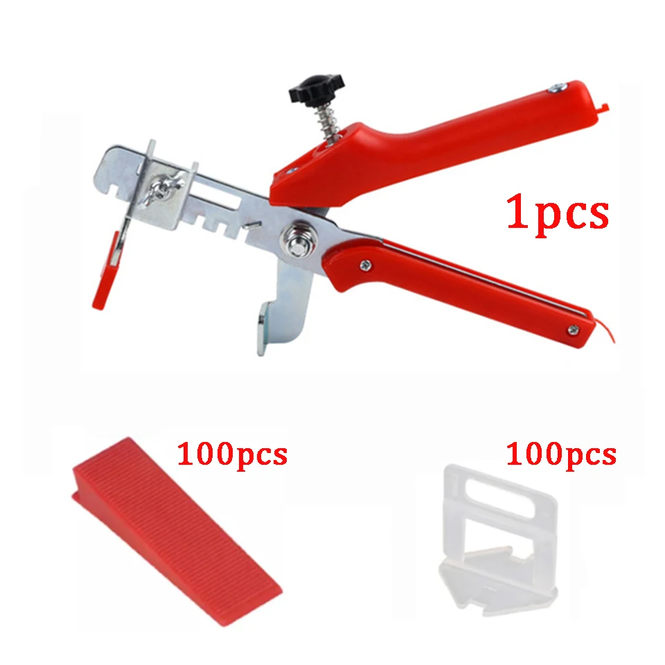 100 Clips + 100 Wedges + 1Tile pliers Wall Floor Tile Leveling System Flat Leveler Tile Accessories Leveler Spacers Tiling Tools
100 Clips + 100 Wedges + 1Tile pliers Wall Floor Tile Leveling System Flat Leveler Tile Accessories Leveler Spacers Tiling Tools