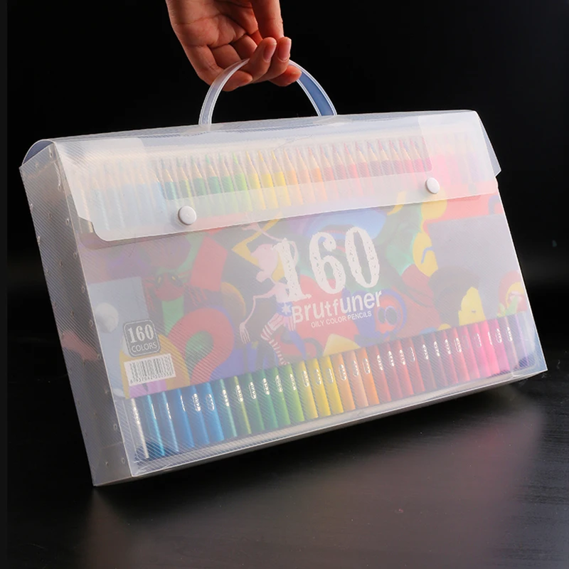 Brutfuner 48/72/120/160/180Color Professional Oil Color Pencils Wood Soft Watercolor Pencil For School Draw Sketch Art Supplies
Brutfuner 48/72/120/160/180Color Professional Oil Color Pencils Wood Soft Watercolor Pencil For School Draw Sketch Art Supplies