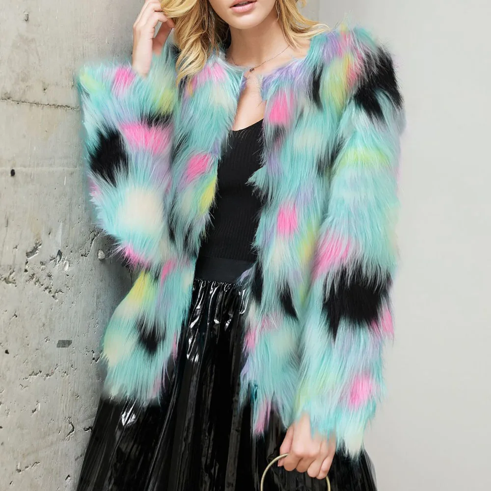Casual Vintage Elegant Retro Color Block Patchwork Simple OL 2021 Autumn Winter New Fashion Woman Faux Fur Overcoat Plus Size
Casual Vintage Elegant Retro Color Block Patchwork Simple OL 2021 Autumn Winter New Fashion Woman Faux Fur Overcoat Plus Size