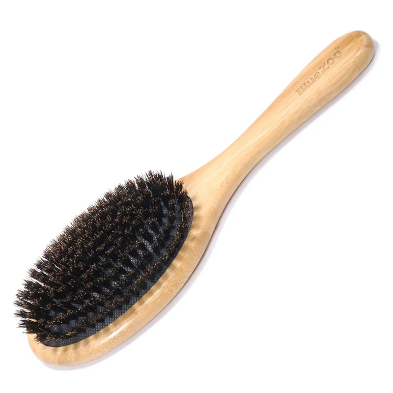 Blue ZOO Hair Brush Natural Bamboo Handle Curly hair Antistatic comb Hair Scalp Paddle Hairbrush Gasbag Massage Comb Hair Care 
Blue ZOO Hair Brush Natural Bamboo Handle Curly hair Antistatic comb Hair Scalp Paddle Hairbrush Gasbag Massage Comb Hair Care