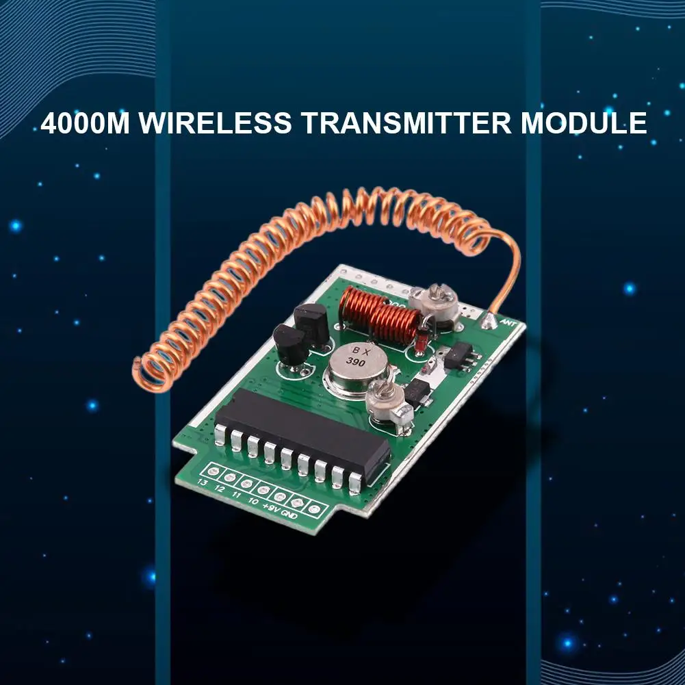 Large Power Transmitter Module Wireless Remote Control Kit PCB Board Receiver for DIY Wireless Product Enthusiasts 49x30x10mm
Large Power Transmitter Module Wireless Remote Control Kit PCB Board Receiver for DIY Wireless Product Enthusiasts 49x30x10mm