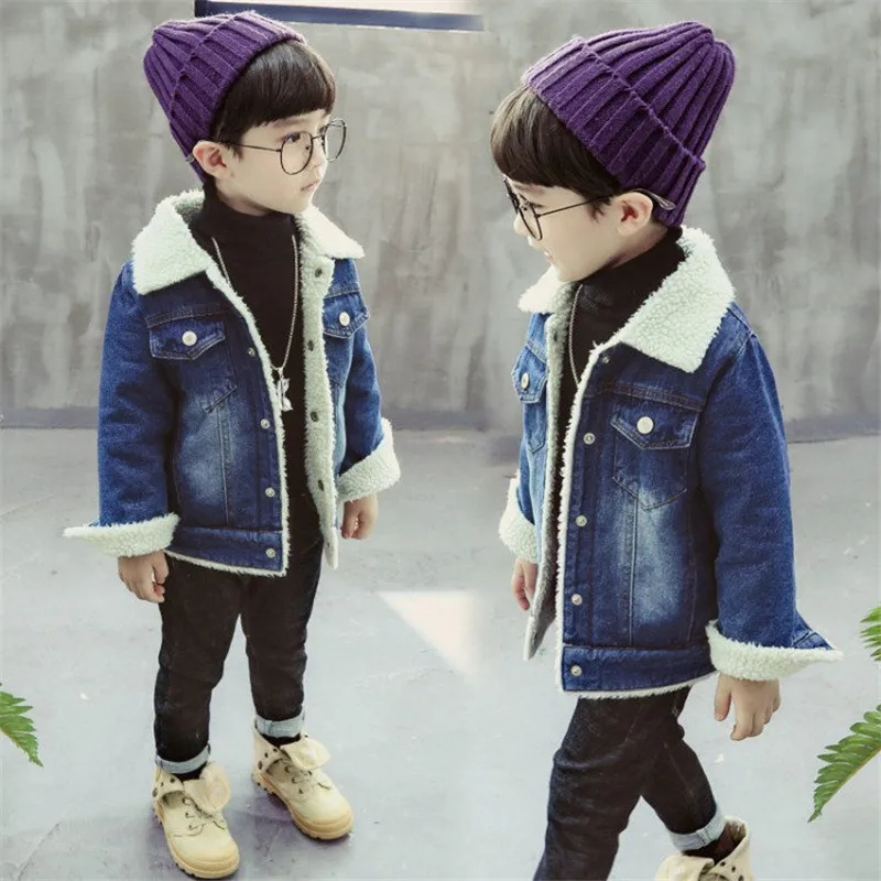 Korean Classic Kids Cashmere Coat For Boys Autumn Winter Cashmere Wool Coat Toddler Winter Fur Denim Coat Baby Warm Jacket 1-7Y
Korean Classic Kids Cashmere Coat For Boys Autumn Winter Cashmere Wool Coat Toddler Winter Fur Denim Coat Baby Warm Jacket 1-7Y